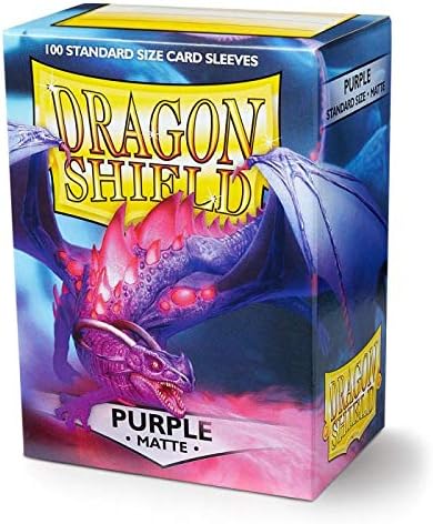 Dragon Shield 11009 Matte Purple Standard Sleeves (100 Sleeves)