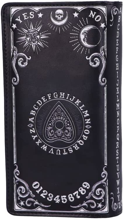 Nemesis Now Spirit Board Planchette Embossed Purse, Black 5