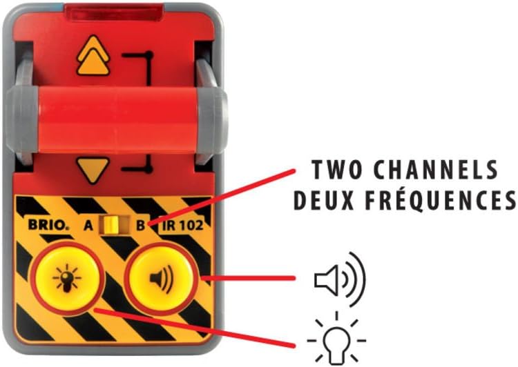 BRIO RC Train Engine - Remote Control with Lights & Sounds for Wooden Railway Sets 6