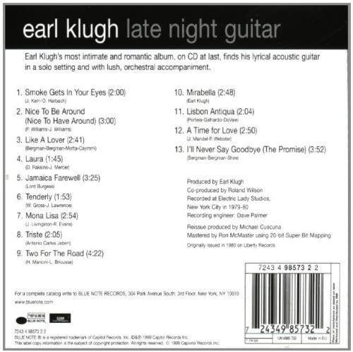 Earl Klugh - Late Night Guitar [Audio CD]