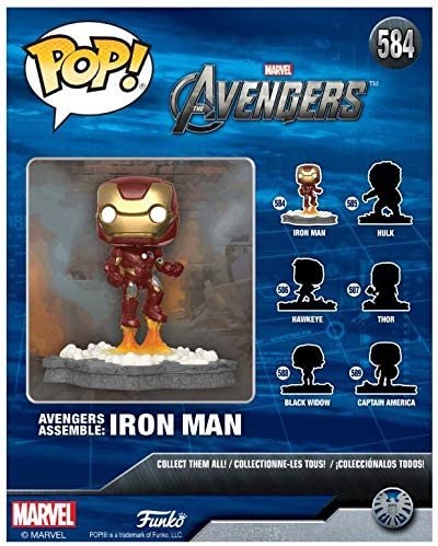 Marvel Avengers Avengers Assemble Iron Man Exclusive Deluxe Funko 45610 Pop! Vinyl #584