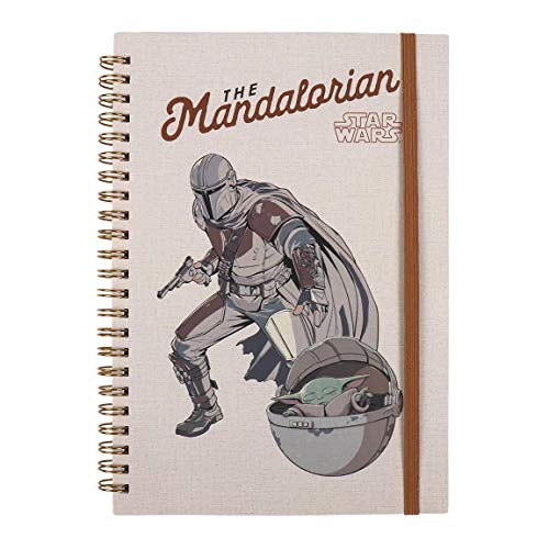 Cerda Mandalorian The Child Stationery Set with Notebook, Stickers and Clips-Off