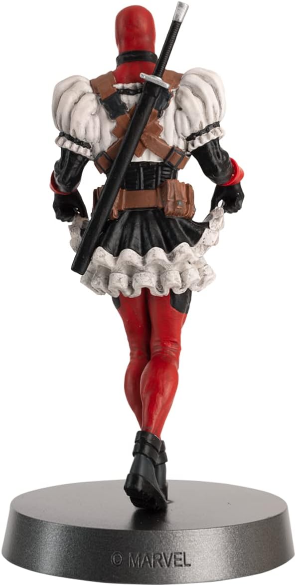 Eaglemoss Collections Marvel - Deadpool as a French Maid Marvel Comics Figurine