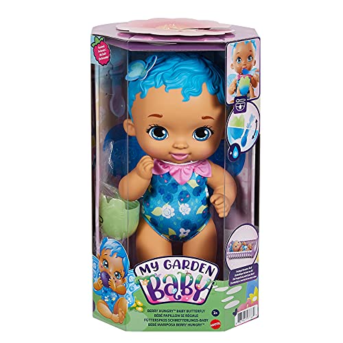 Mattel My Garden Baby Colour Change Berry Hungry Baby Doll – Blueberry