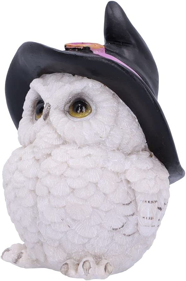 Nemesis Now Snowy Spells Eulenfigur, 9 cm, Weiß