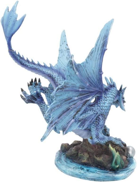 Nemesis Now Anne Stokes Adult Water Dragon Figurine, Blue, 31cm