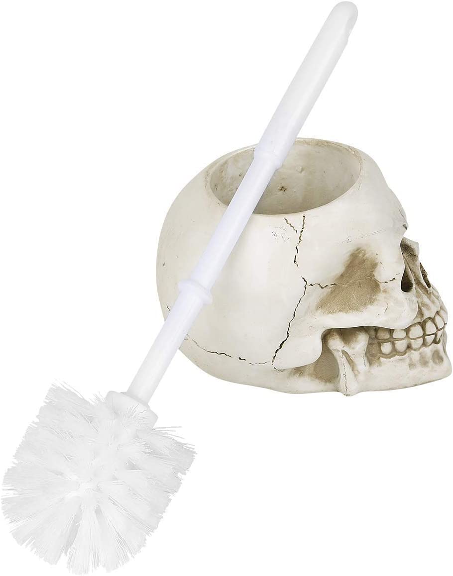 Nemesis Now - Brush with Death Skull Toilet Brush Holder