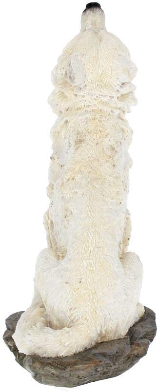 Nemesis Now Storms Cry - Howling White Wolf Resin Figurine (H2521G6) 3