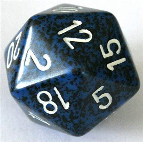 Chessex DND Dice Set-Chessex D&D Dice-16mm Speckled Stealth Plastic Polyhedral Dice Set-Dungeons and Dragons Dice ludes 7 Dice