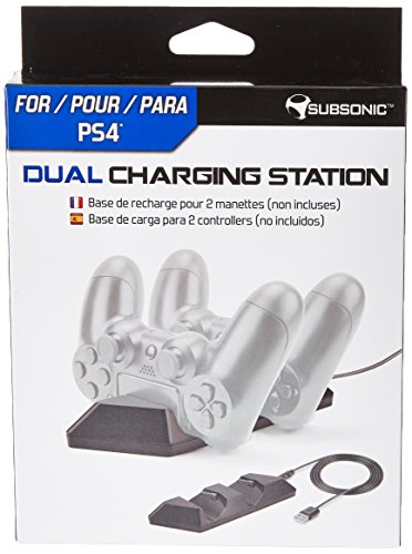 Subsonic - Charging Station for 2 PlayStation 4 Controllers - PS4 Dual Charging Station (SA5356)