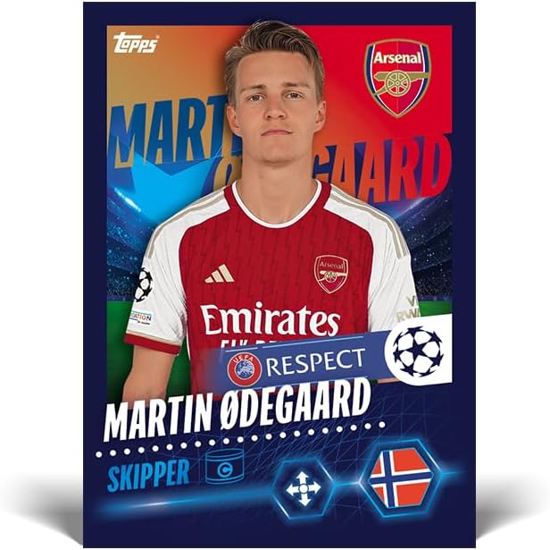 Topps UEFA Champions League Stickers - Multipack (6 packets/48 Stickers)