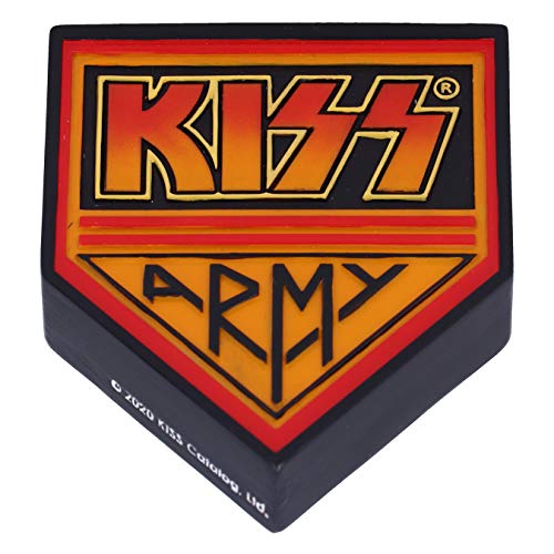 Nemesis Now Officially Licensed KISS Army Logo Bottle Opener Magnet, Black, 8cm