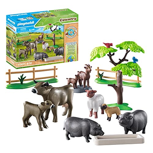 Playmobil Country Animal Set With Paddock