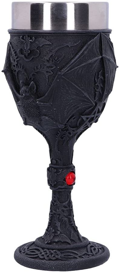 Nemesis Now Dark Fang Goblet 18.5cm, Black