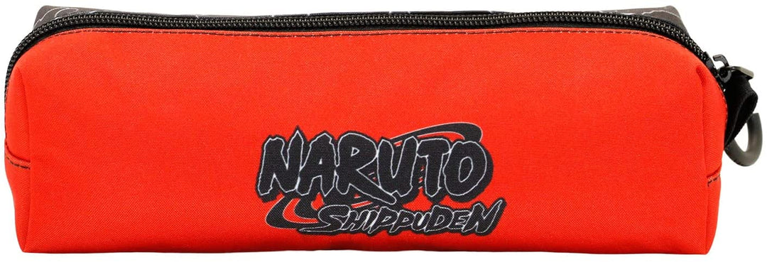 Naruto Clouds-Fan Square Pencil Case, Black