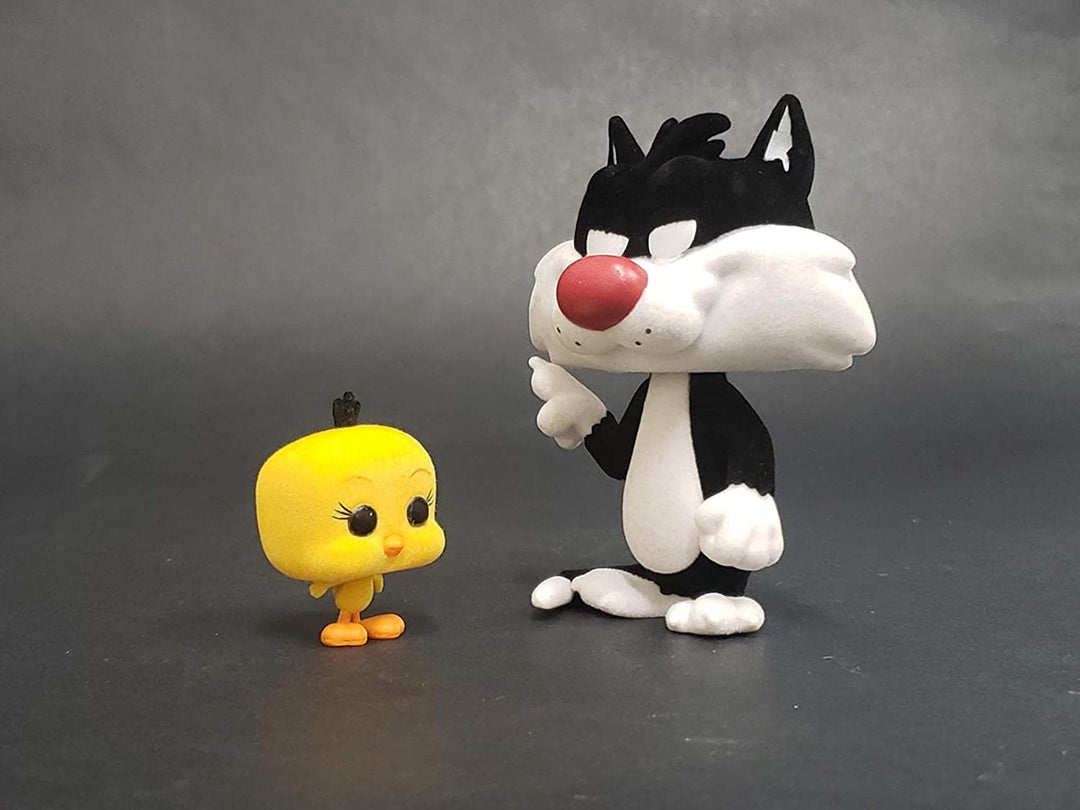 Funko LOONEY TUNES - POP N° 309 Sylvester & Tweety FLOCKED SE + T-Shirt - XL