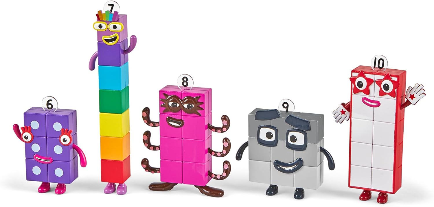 Learning Resources Numberblocks Friends Sechs bis Zehn – Spielfiguren für 3-7-Jährige 10