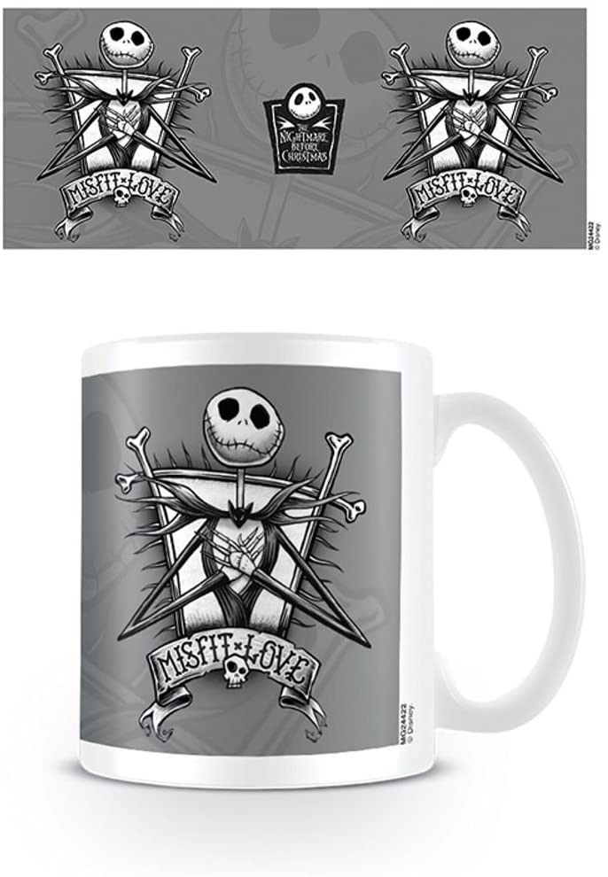Taza Pyramid Nightmare Before Christmas MG24422, porcelana, multicolor