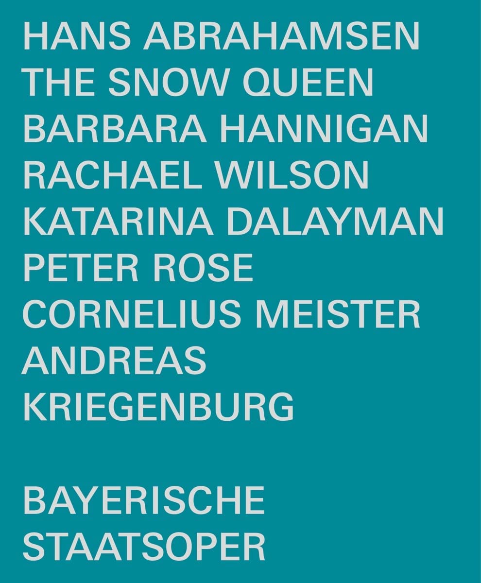 Abrahamsen: The Snow Queen [Barbara Hannigan; Rachael Wilson; Katarina Dalayman; [Blu-ray]