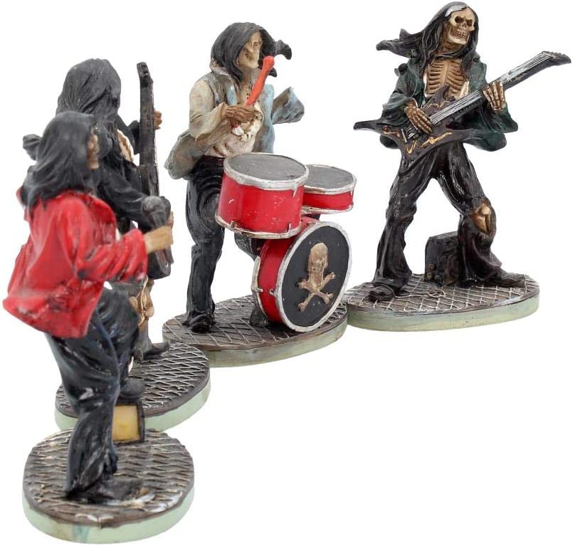 Nemesis Now NEM3962 One Hell Of A Band! (Set of Four) Figurine 10 cm Ivory