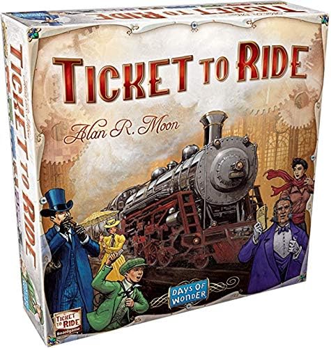 Days of Wonder | Ticket to Ride Board Game | Ages 8+ | For 2 to 5 Players | Average Playtime 30-60 Minutes