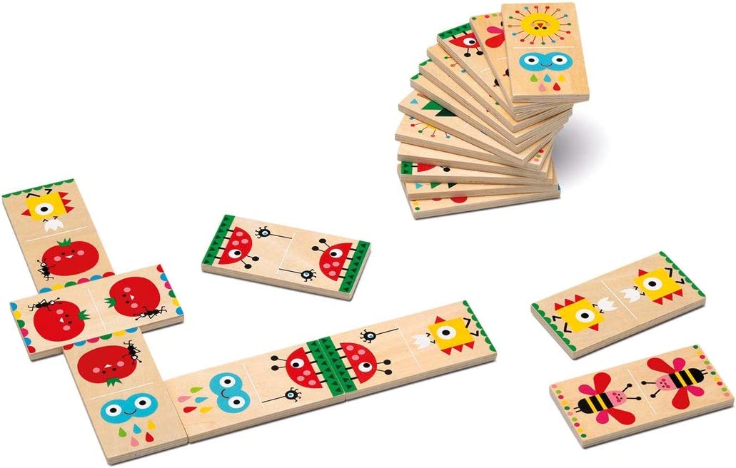 Cayro - Domino kids - Observation and logic game - Development of cognitive skills and multiple intelligences - Giant game (8106)