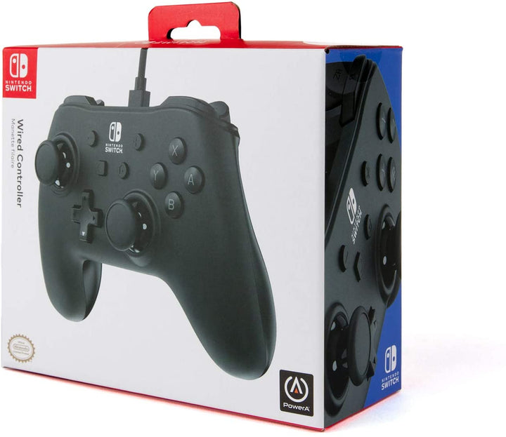 Nintendo Switch Wired Controller Gamepad Matte Black