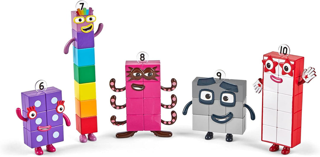 Learning Resources Numberblocks Friends Six to Ten, Play Figures, Official Colle