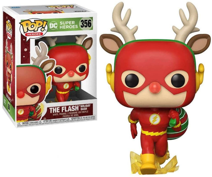 Dc Super Heroes The Flash Holiday Dash Funko 50654 Pop! Vinilo n. ° 356