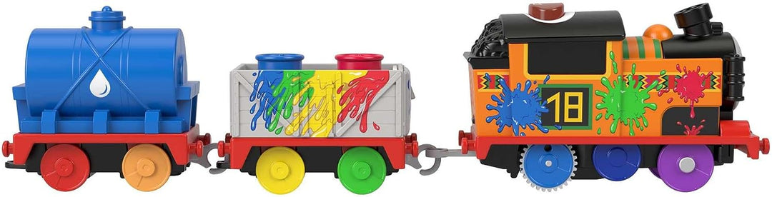 Fisher-Price Thomas & Friends Motorized Talking Nia Engine, battery-powered toy