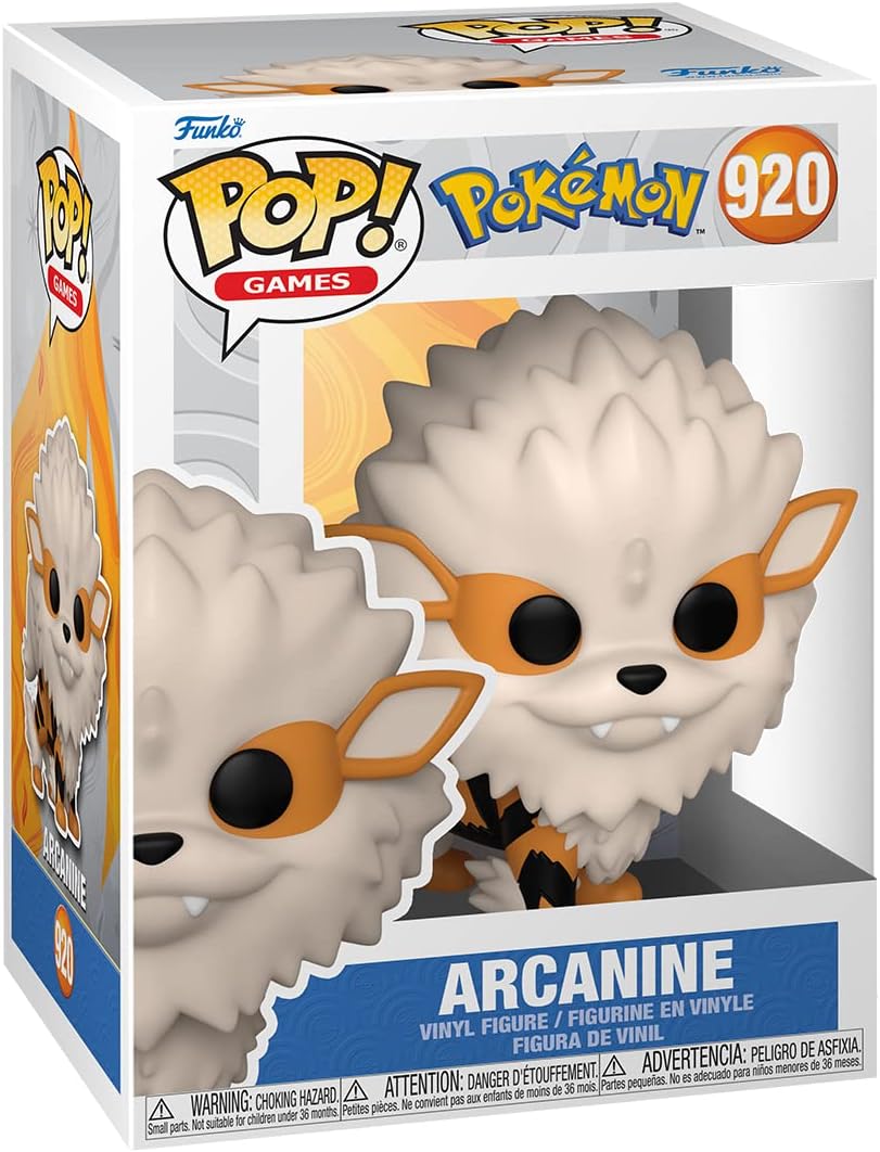 Pokemon Arcanine Funko 69079 Pop! VInyl #920