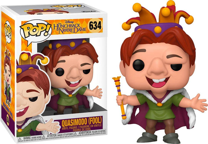 Disney El jorobado de Notre Dame Quasimodo (tonto) Funko 41146 Pop! Vinilo n. ° 634