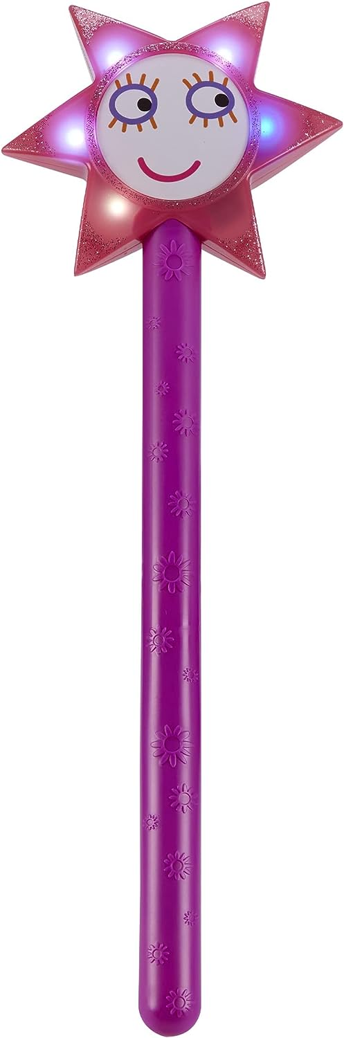 Ben &amp; Holly Sparkle &amp; Spell Wand – Interaktiver Leuchtstab mit Geräuschen und 3 Spielmodi für Kinder ab 3 Jahren