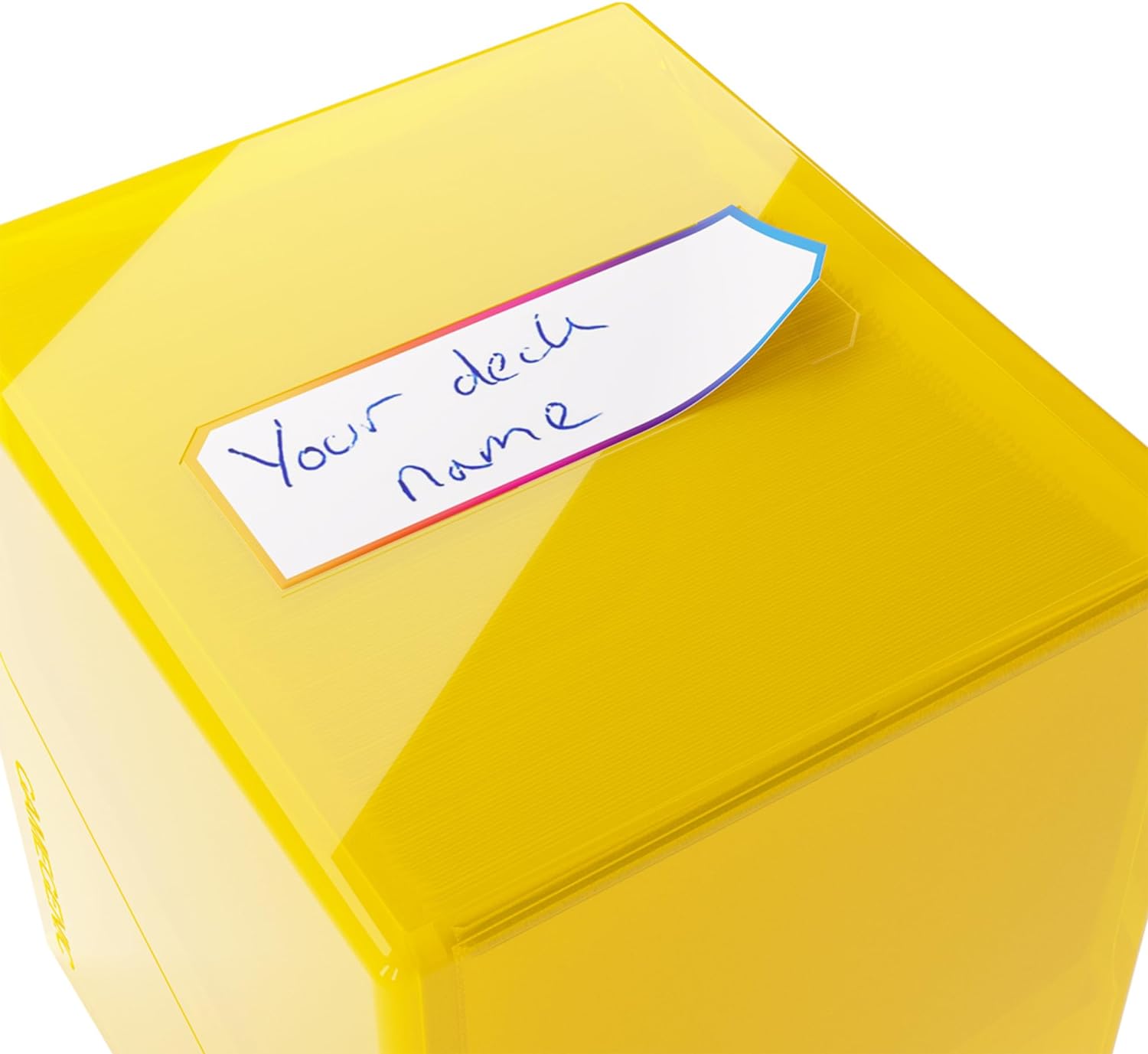 Gamegenic Bastion 100+ XL Deck Box for Trading Cards - Yellow 4