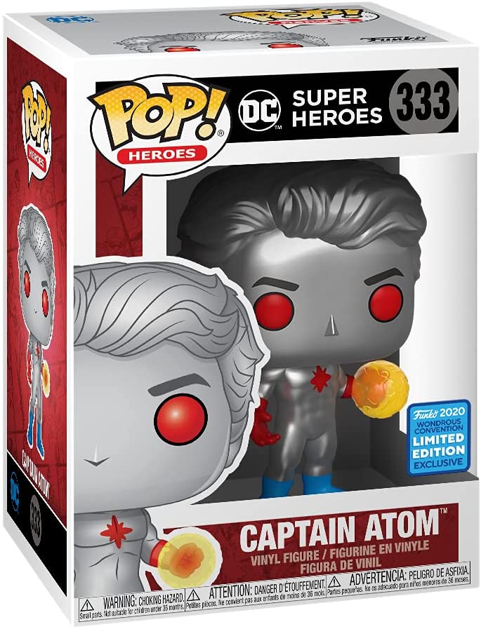 DC Super Heroes Capitán Átomo Excluye Funko 46307 Pop. Vinilo # 333