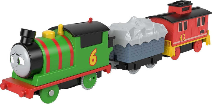 Fisher-Price Thomas & Friends Percy & Brake Car Bruno motorized battery-powered Engine and Brake Car Bruno Rail Vehicle