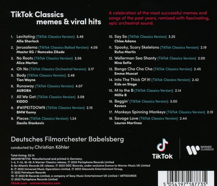 TikTok Classics - memes & viral hits [Audio CD]