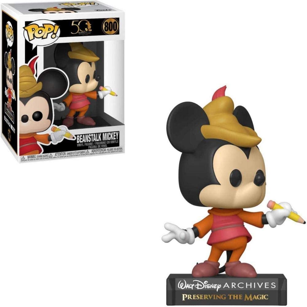50 archivos de Walt Disney que presentan el Magic Beanstalk Mickey Funko 49892 Pop! Vinilo # 800
