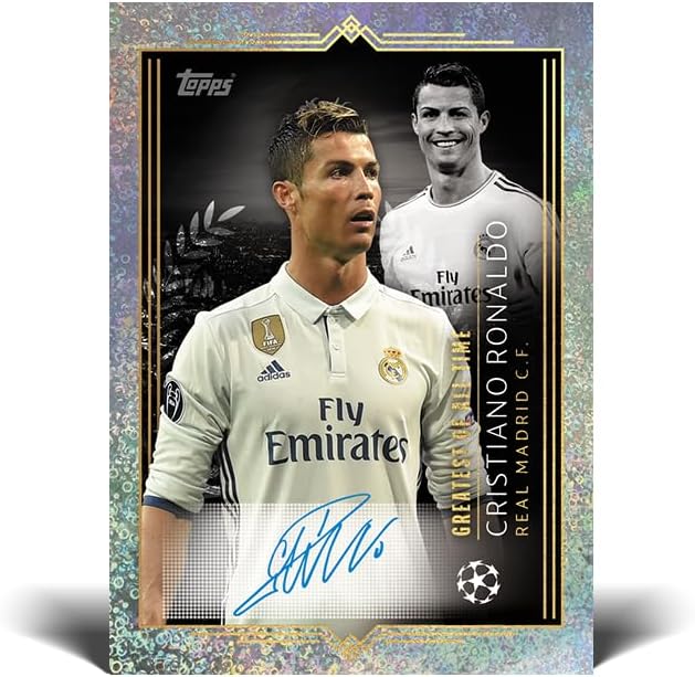 Topps UEFA Champions League Stickers - Mega Booster Pack (10 packets/80 Stickers