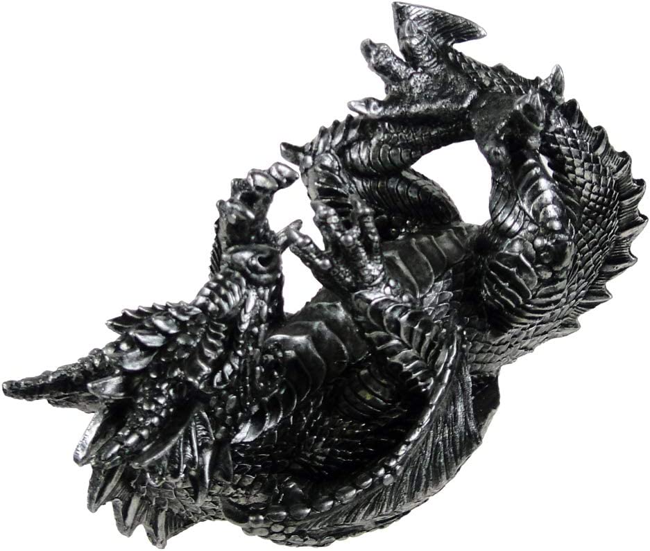 Nemesis Now Guzzlers Dragon Wine Bottle Holder - Black Resin, 32cm 8