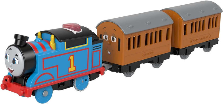 ??Fisher-Price Thomas & Friends Motorized Talking Thomas Engine with Annie & Clarabel