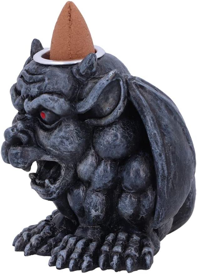 Nemesis Now Scent Guardian Backflow Incense Burner 7.4cm, Grey