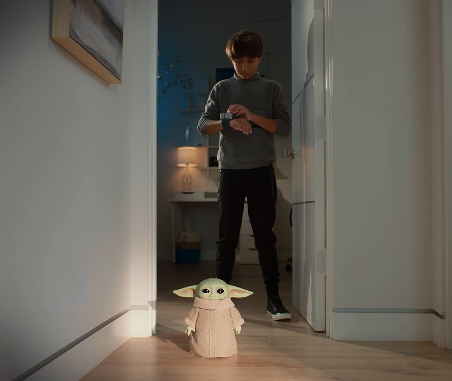 Star Wars Grogu 12-in Plush Motion RC Toy - Remote Control The Child from The Mandalorian 13