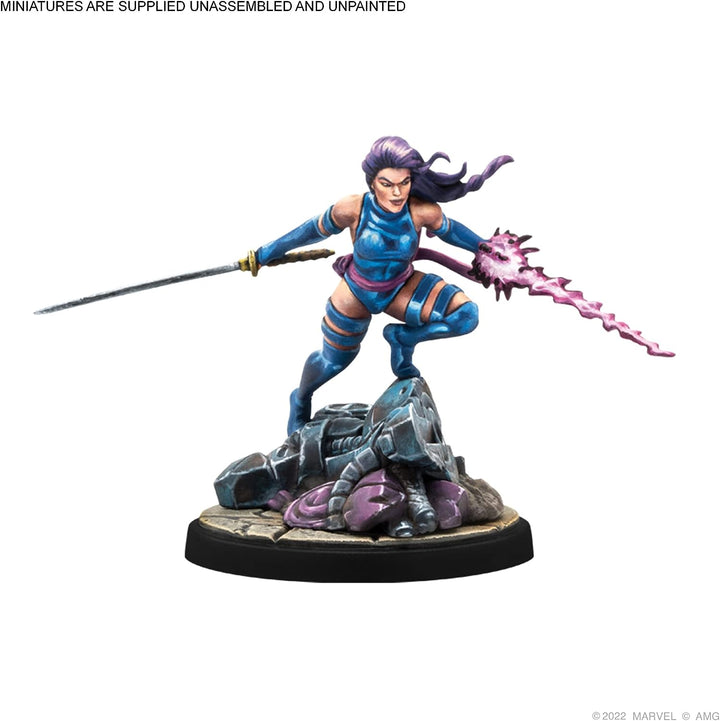 Marvel Crisis Protocol Emma Frost & Psylocke Character Pack | Miniatures Card Game