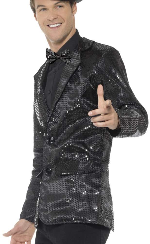 Smiffys 46984M Sequin Men's Jacket (Medium)