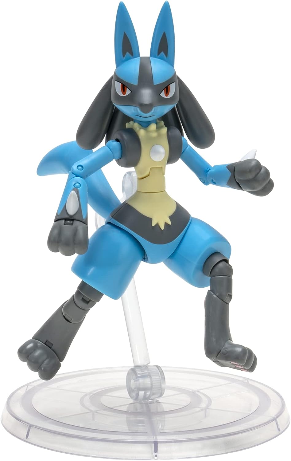 Pokémon 6" Select Super-Articulated Lucario Figure with 15 Points of Articulation