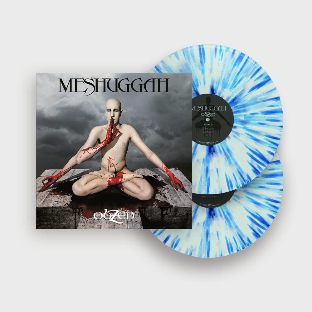 Meshuggah - ObZen (White/Splatter Blue Vinyl - 15th Anniversary Remastered Edition) [VINYL]