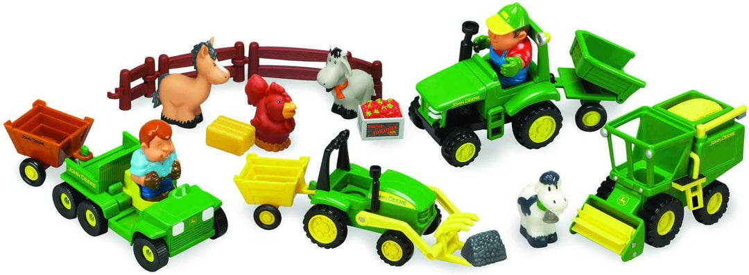 Nib 2er-Pack – RC2 John Deere 34984 Fun On The Farm 20-teiliges Scheunenspielzeug-Spielset