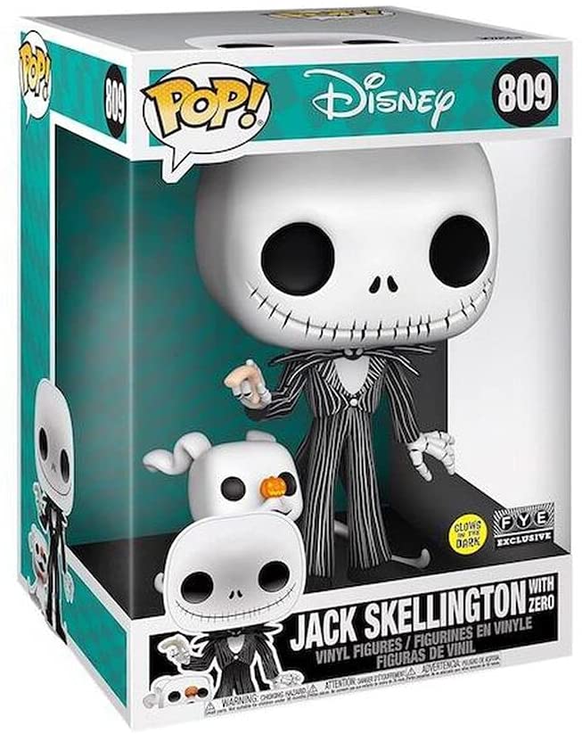 Disney Jack Skellington with Zero Exclusive Funko 51774 Pop! Vinyl #809