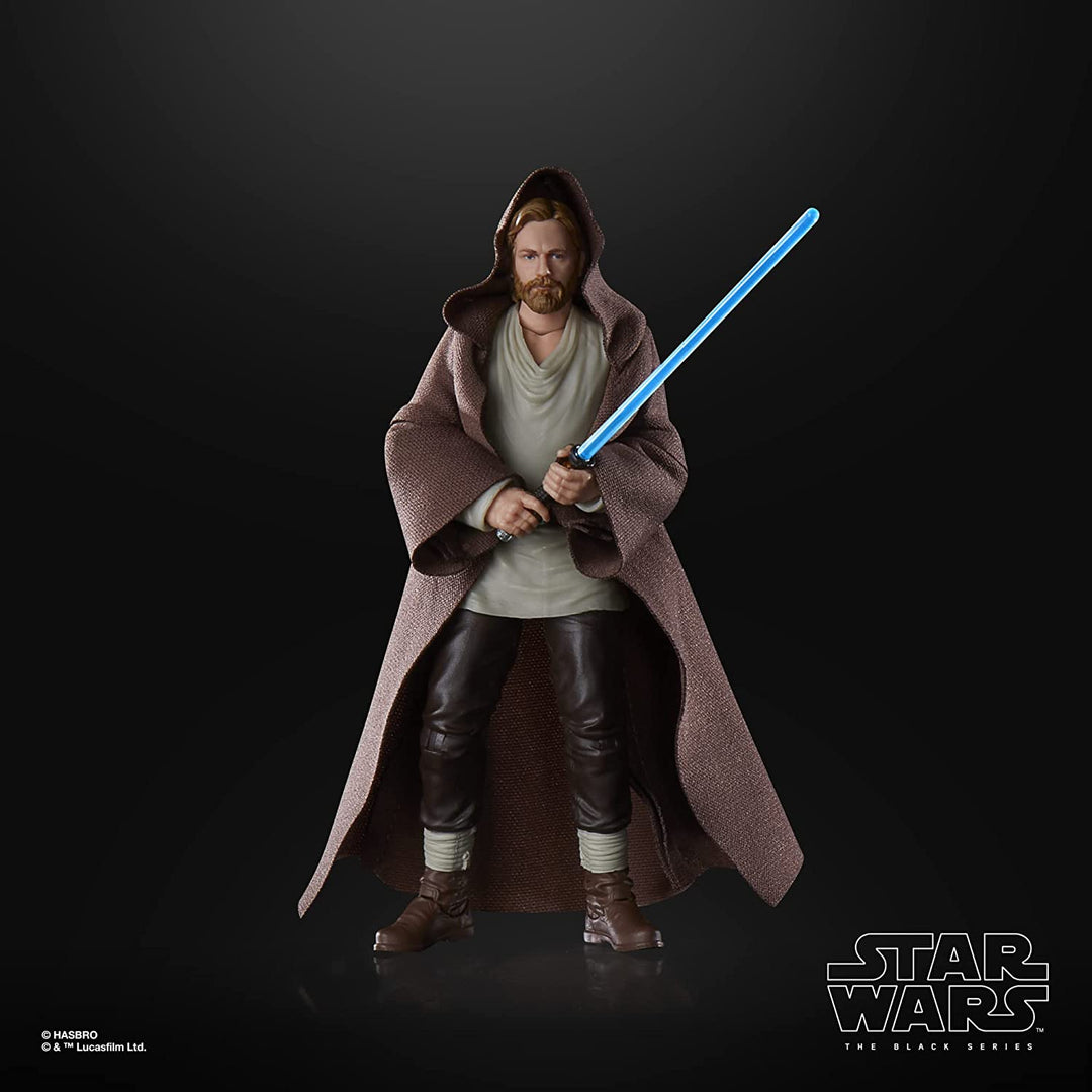 Hasbro Star Wars The Black Series Obi-Wan Kenobi (Wandering Jedi) Toy 6-Inch-Sca